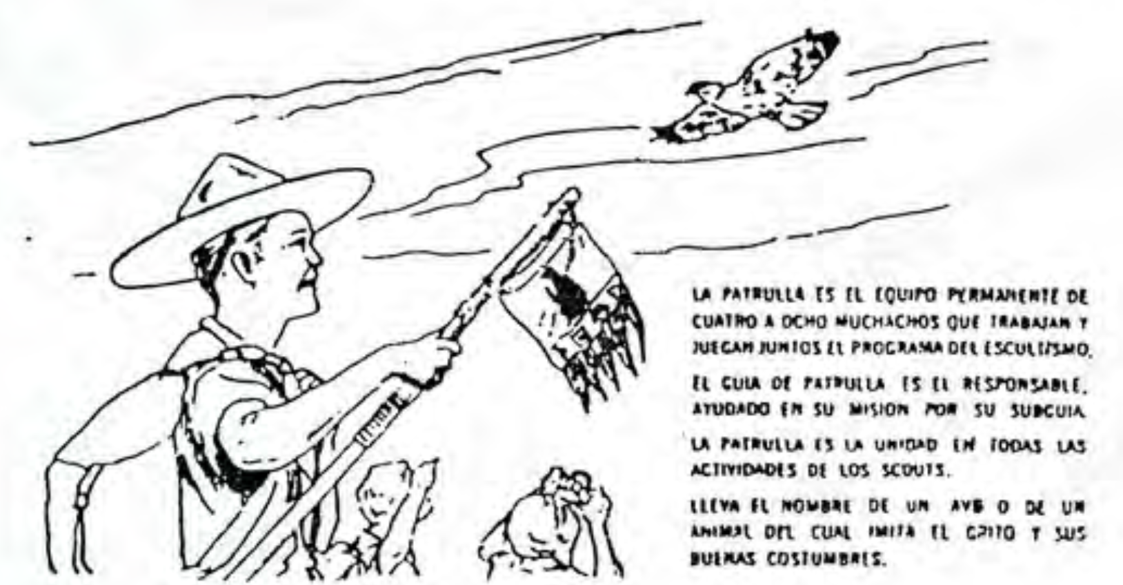 Mensaje Scout para los integrantes de una patrulla